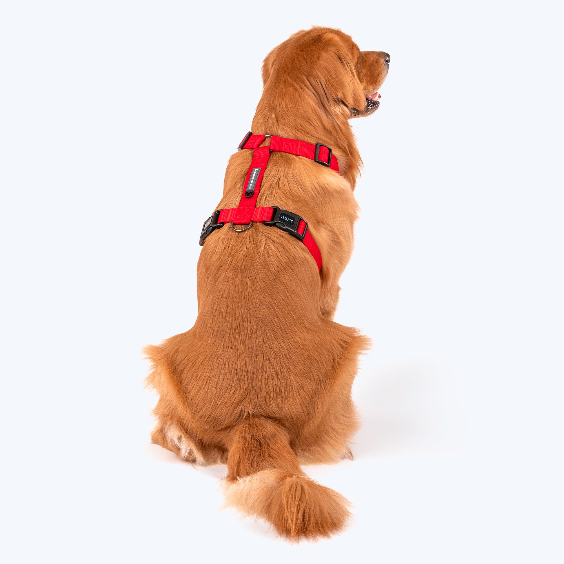 HUFT Basics Dog H-Harness - Crimson Red - Heads Up For Tails