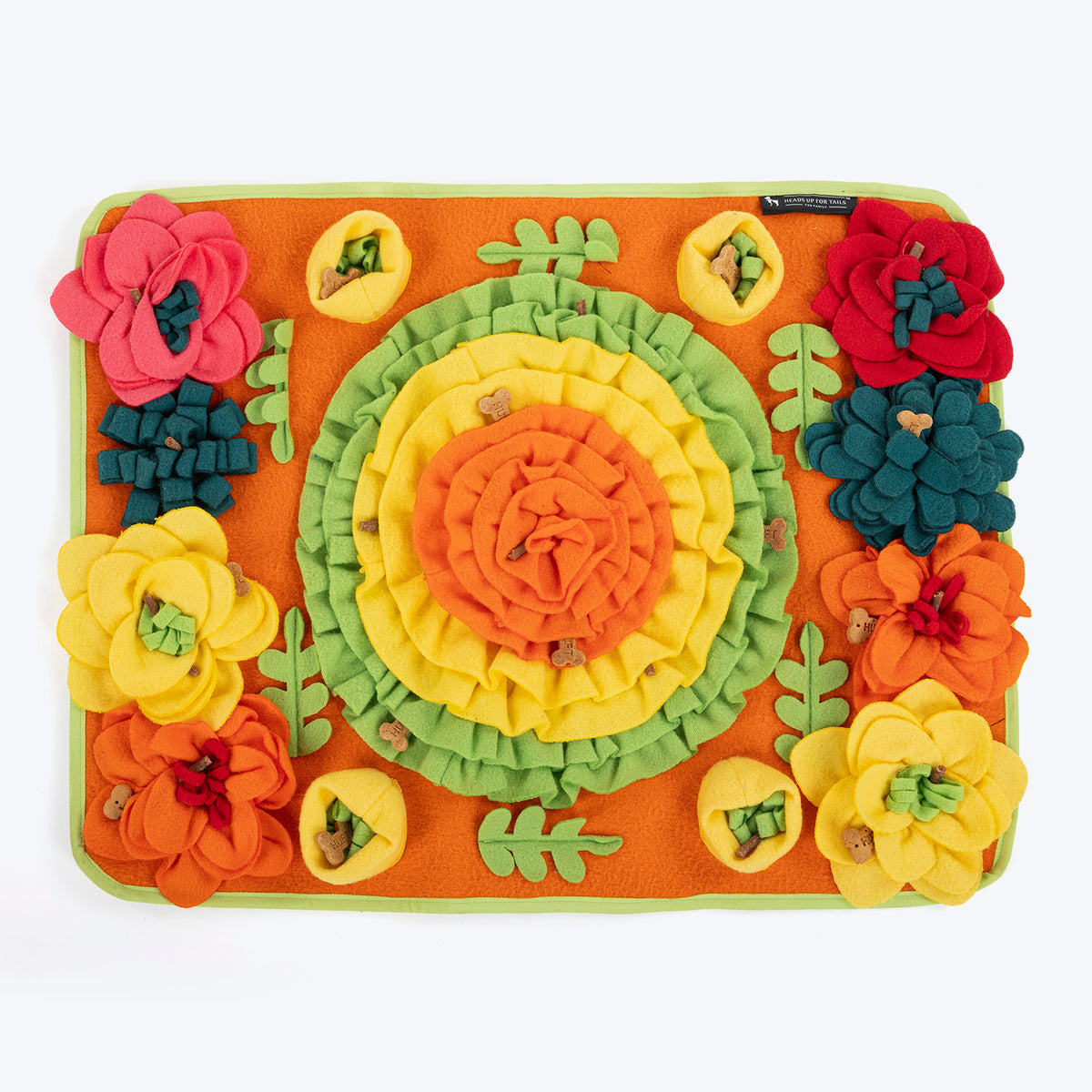 HUFT Seek & Treat Snuffle Mat For Dog - Multicolor