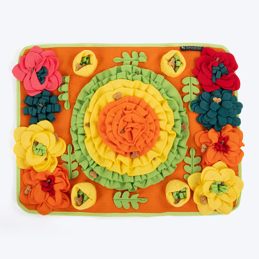 HUFT Seek & Treat Snuffle Mat For Dog - Multicolor
