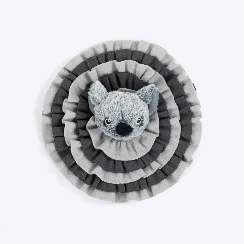 HUFT Fluffy Koala Snuffle Mat for Dog - Grey