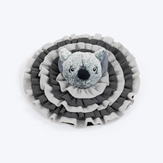 HUFT Fluffy Koala Snuffle Mat For Dog - Grey