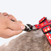 HUFT Heart to Heart Adjustable Harness For Dog - Red - Heads Up For Tails