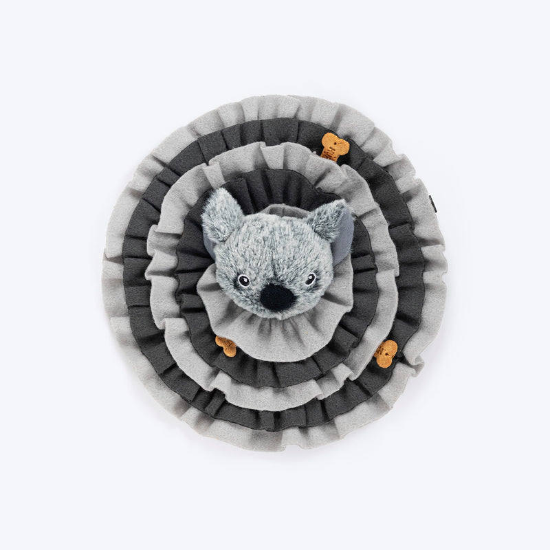 HUFT Fluffy Koala Snuffle Mat for Dog - Grey