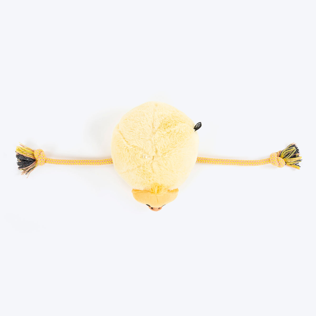 HUFT Peck & Pull Plush Toy For Dog - Yellow