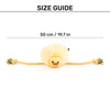 HUFT Peck & Pull Plush Toy For Dog - Yellow