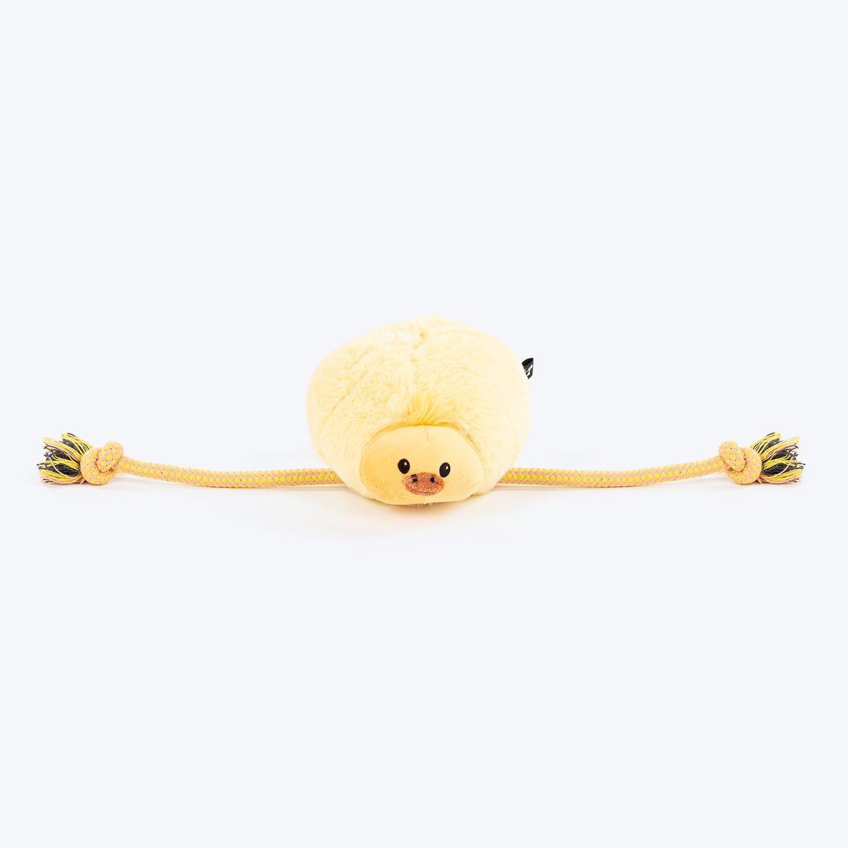 HUFT Peck & Pull Plush Toy For Dog - Yellow