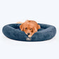 HUFT Jumbo Donut Bed For Dogs - Navy Blue (Made-To-Order) - Heads Up For Tails