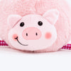 HUFT Plump Piggy Plush Toy For Dog - Pink