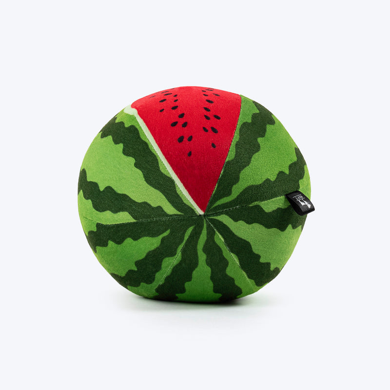 HUFT Melon Munch Plush Toy For Dog - Green