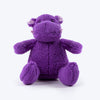 HUFT Harry The Hippo Plush Toy For Dog - Purple