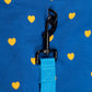 HUFT Honey Hearts Sweatshirt With Hood For Dog - Blue