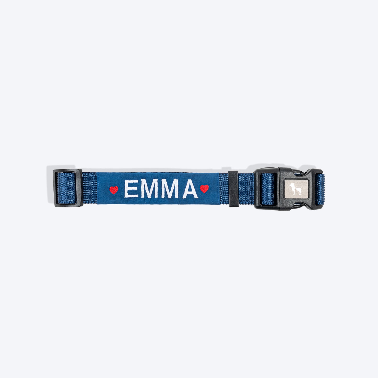 HUFT Personalised Classic Dog Collar - Navy