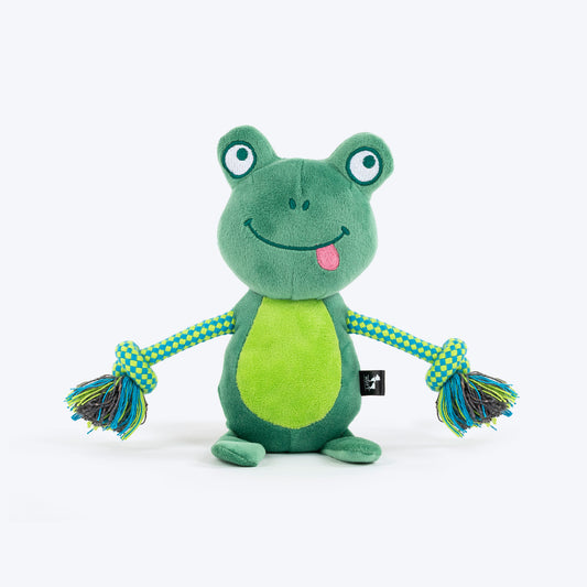 HUFT Fred The Frog Plush Toy For Dog - Green