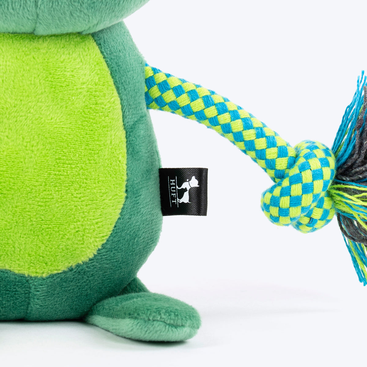HUFT Fred The Frog Plush Toy For Dog - Green