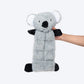 HUFT Kool Koala Squeaky Plush Toy For Dog - Grey