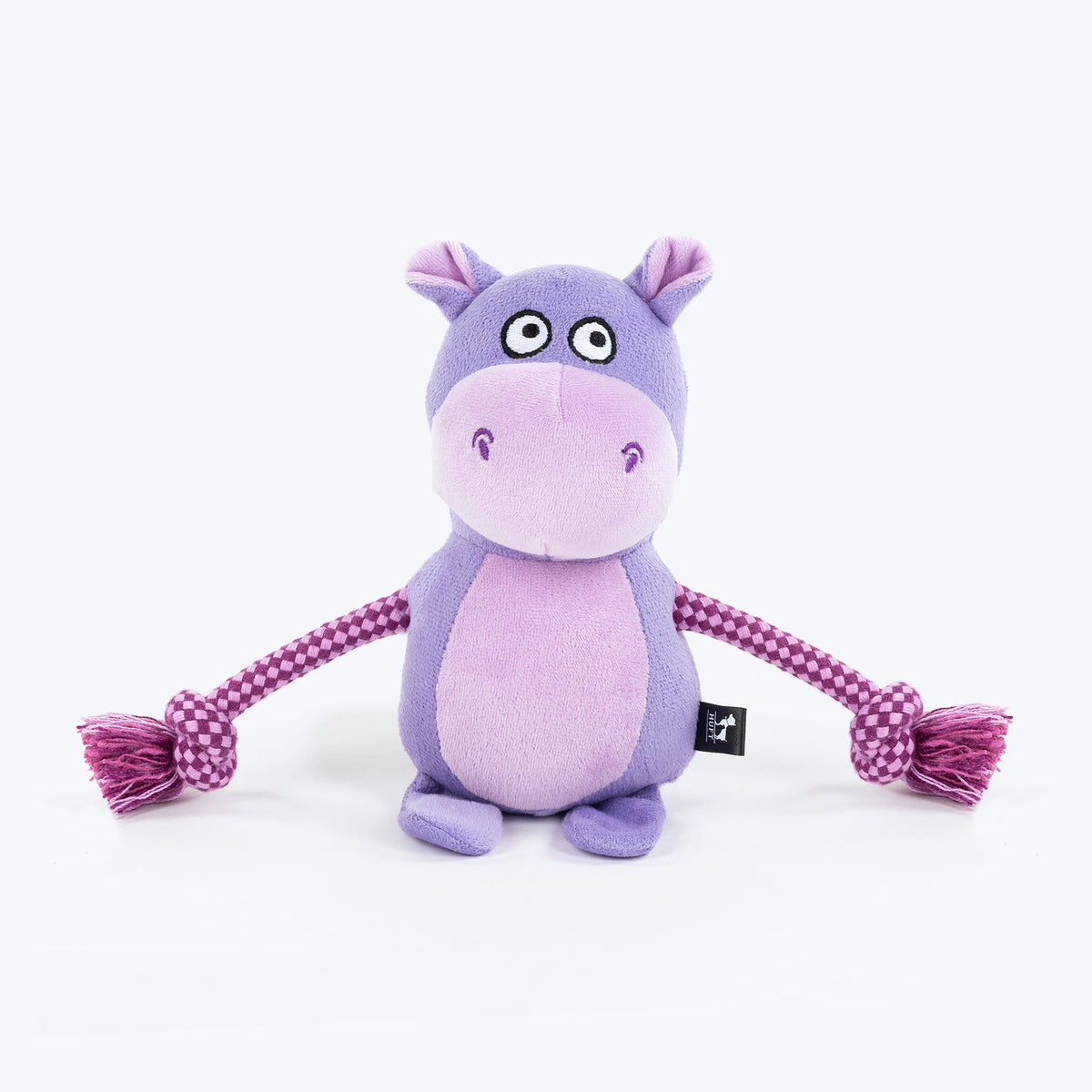 HUFT Harry The Hippo Plush Toy For Dog - Purple