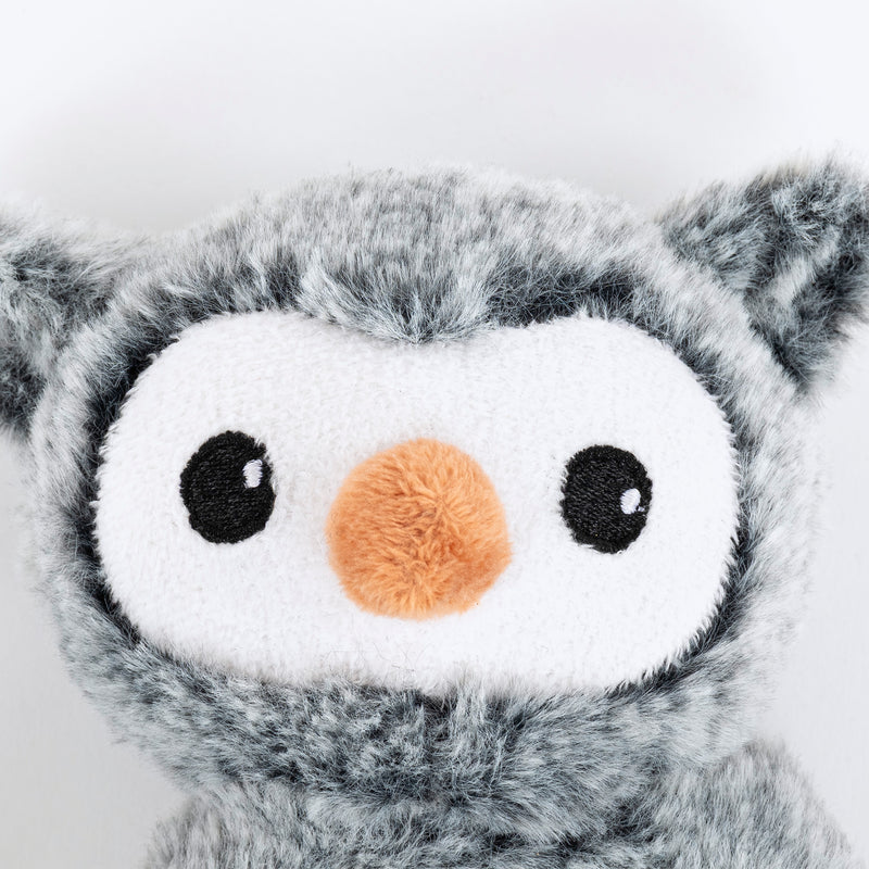 HUFT Hoot Loop Plush Toy For Dog - Grey