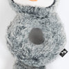 HUFT Hoot Loop Plush Toy For Dog - Grey