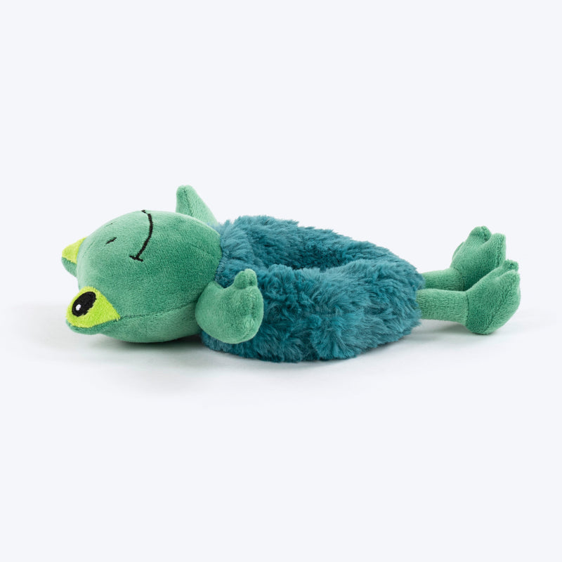 HUFT Froggy Loop Plush Toy For Dog - Green
