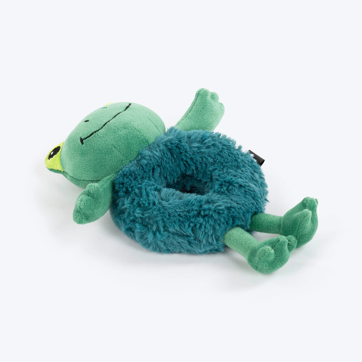 HUFT Froggy Loop Plush Toy For Dog - Green