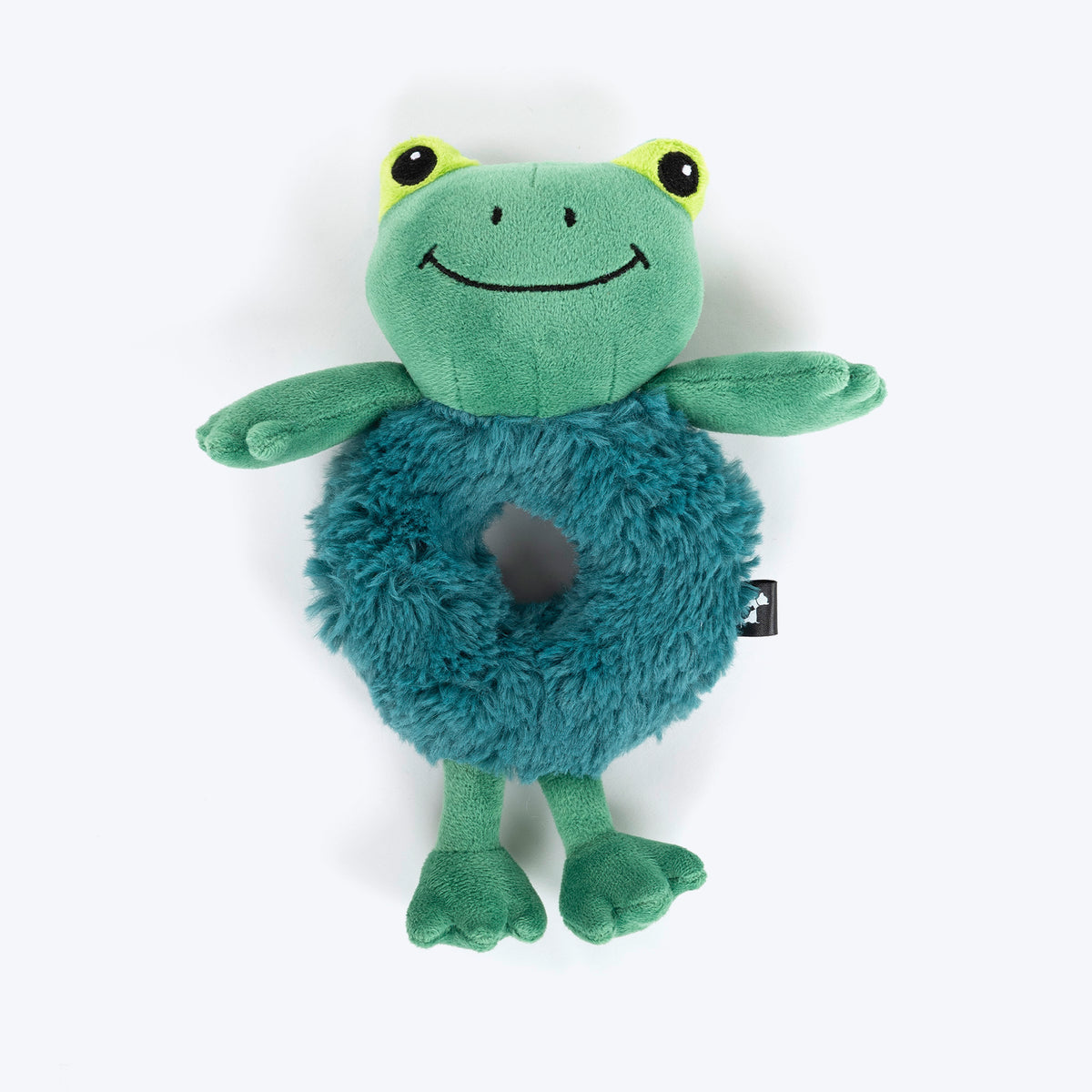 HUFT Froggy Loop Plush Toy For Dog - Green