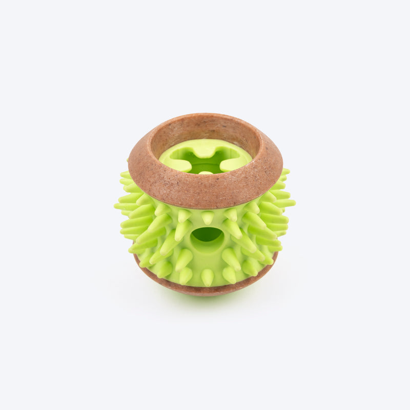 HUFT Treat-Me-Good Chew Toy For Dog - Green - Heads Up For Tails