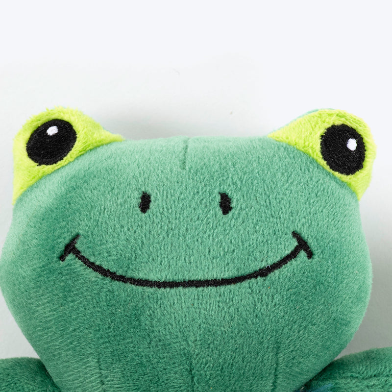 HUFT Froggy Loop Plush Toy For Dog - Green
