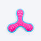 Dash Dog Fun-Time Frisbee Chew Toy For Dog  - Pink & Blue