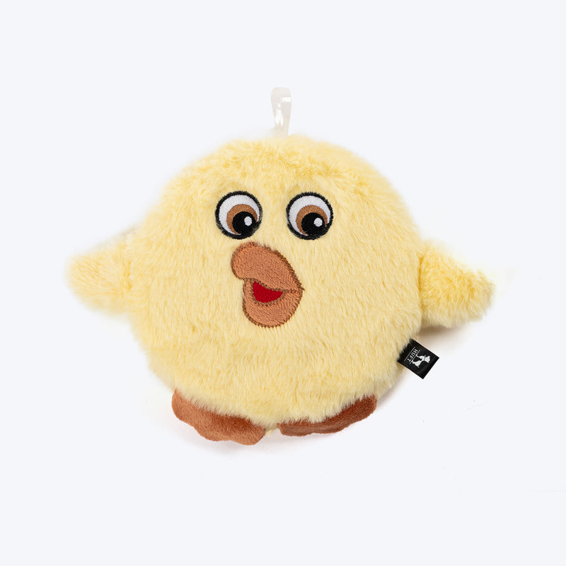 HUFT Squeaky Chick Plush Toy For Dog - Yellow