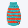HUFT Snug Stripes Sweater For Cat - Turquoise & Orange_01