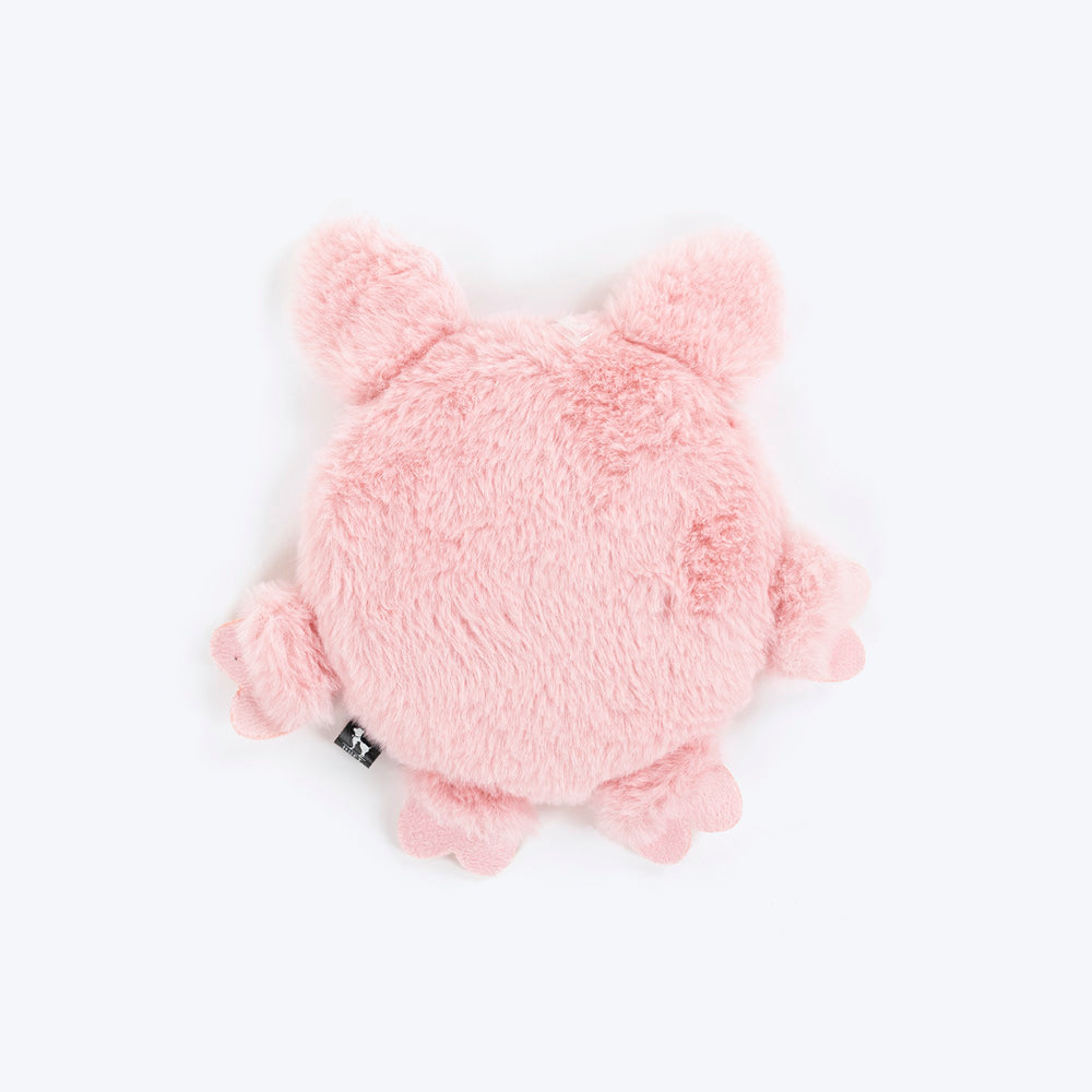 HUFT Squeaky Snout Plush Toy For Dog - Pink
