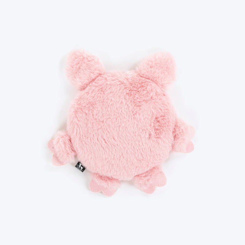 HUFT Squeaky Snout Plush Toy For Dog - Pink