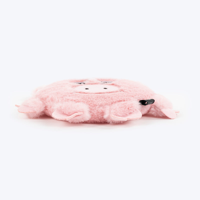HUFT Squeaky Snout Plush Toy For Dog - Pink