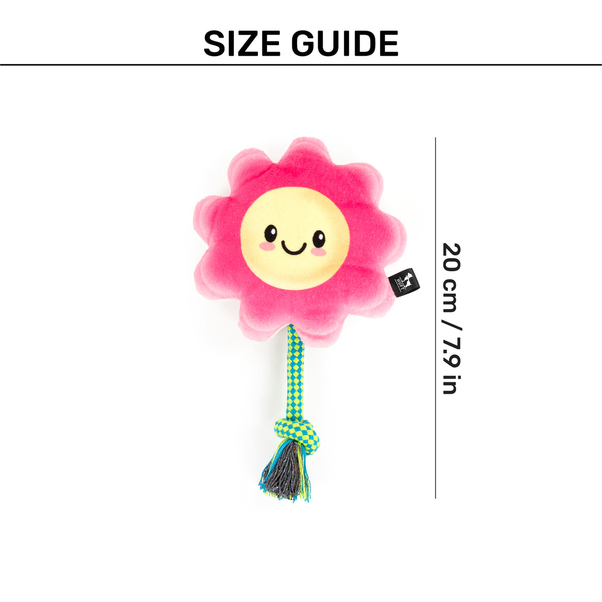 HUFT Dear Daisy Plush Toy For Dog - Pink