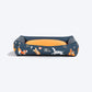 HUFT Dogs in Bloom Lounger Bed For Dog - Navy Blue - Heads Up For Tails
