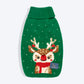 HUFT My Li'l Rudolph Sweater For Cat - Green