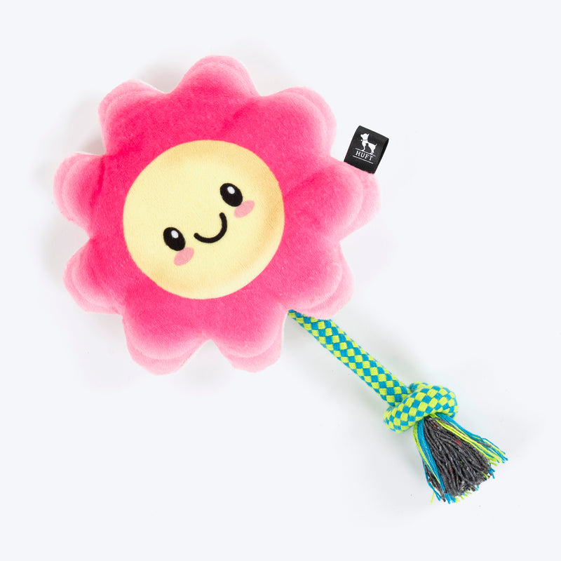 HUFT Dear Daisy Plush Toy For Dog - Pink