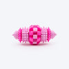 Dash Dog Rugged Rugby Chew Toy For Dog - Pink - Heads Up For Tails