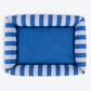 HUFT Stripe Siesta Lounger Dog Bed - Blue & White - Heads Up For Tails