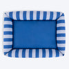 HUFT Stripe Siesta Lounger Dog Bed - Blue & White - Heads Up For Tails