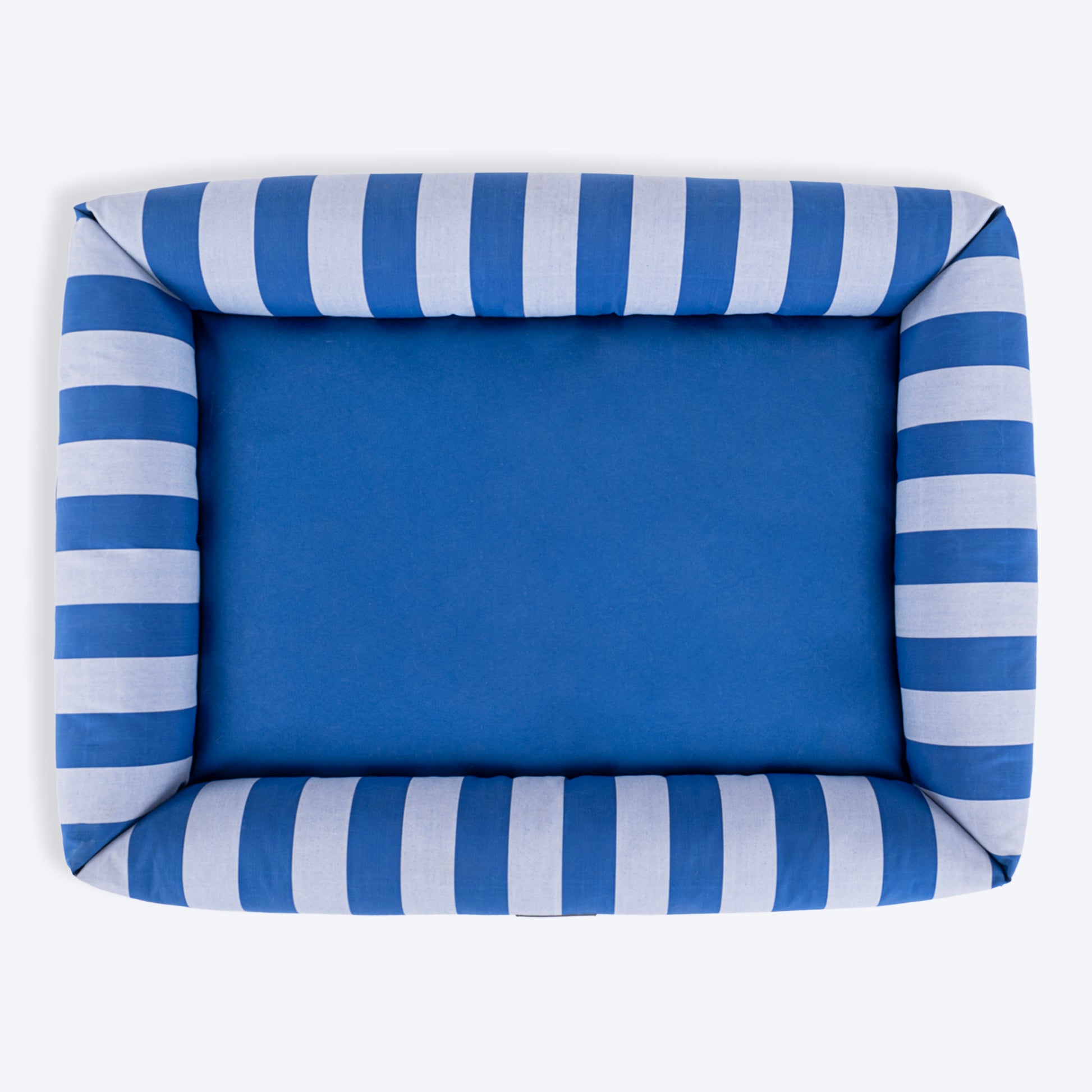 HUFT Stripe Siesta Lounger Dog Bed - Blue & White - Heads Up For Tails