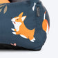 HUFT Dogs in Bloom Lounger Bed For Dog - Navy Blue - Heads Up For Tails