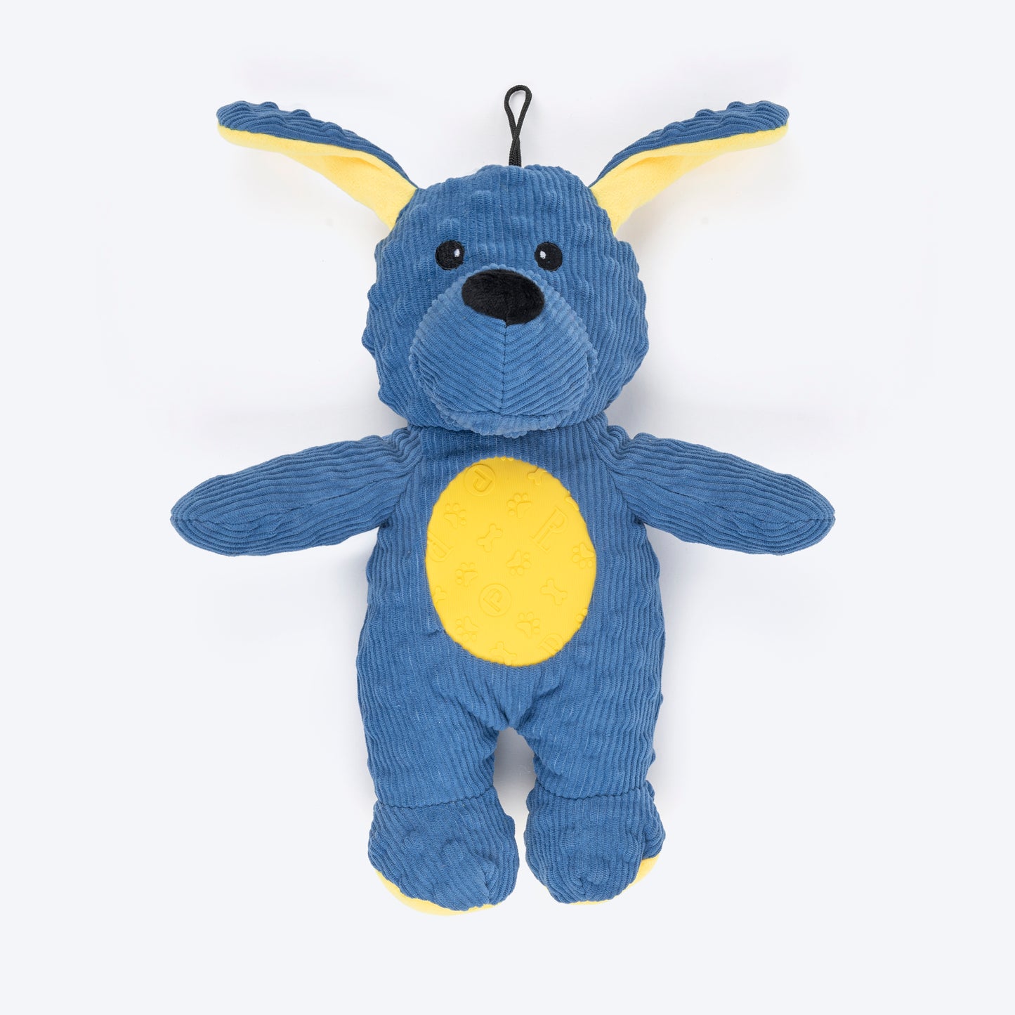 HUFT Cuddly Carl Plush Toy For Dog - Blue