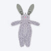HUFT Bubbly Bunny Plush Toy For Dog - Grey - Heads Up For Tails