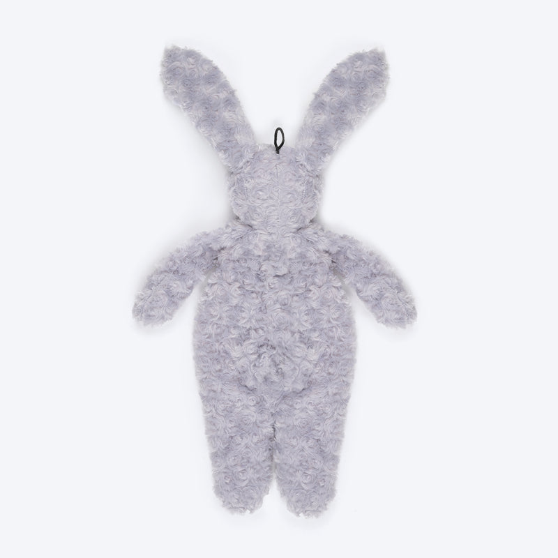 HUFT Bubbly Bunny Plush Toy For Dog - Grey - Heads Up For Tails