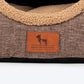 HUFT Furbulous Tent Bed For Cat - Brown & Beige