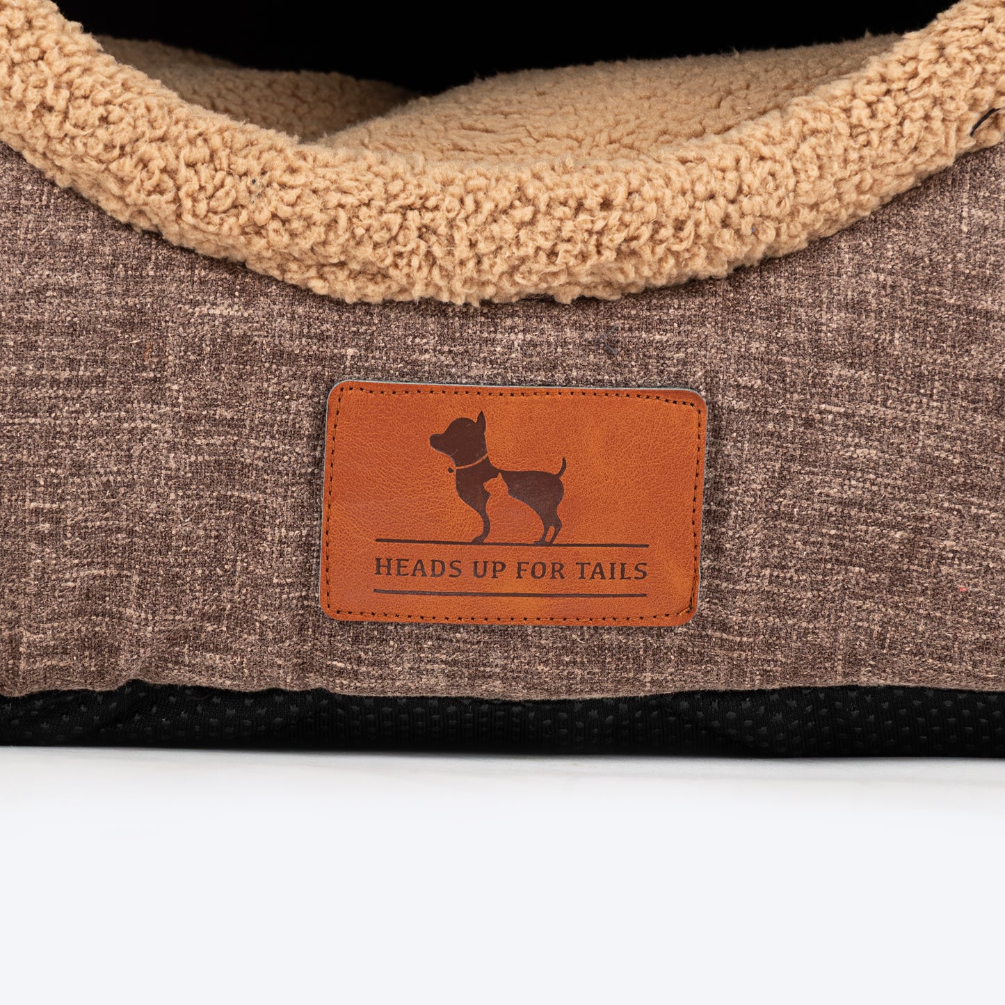 HUFT Furbulous Tent Bed For Cat - Brown & Beige
