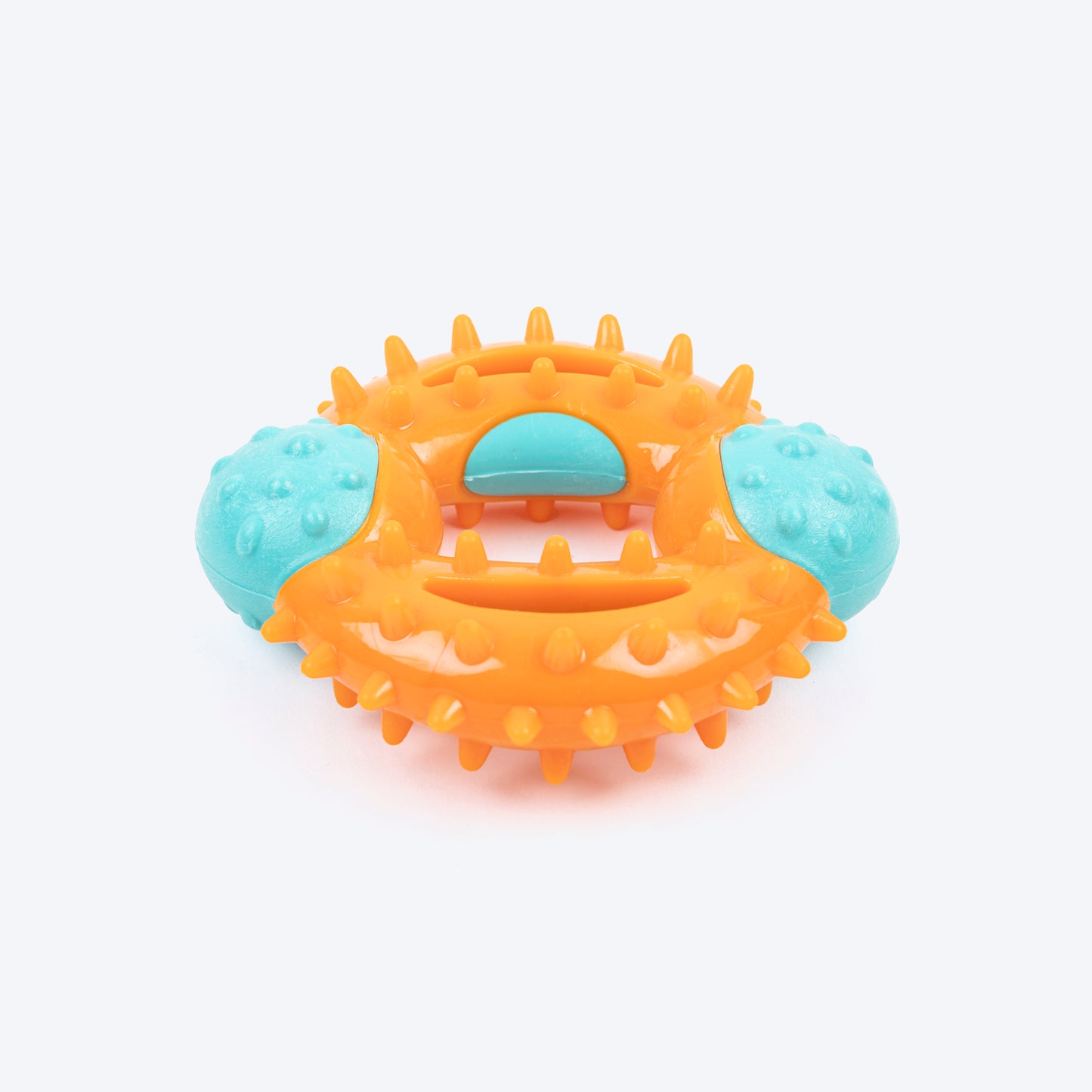 Dash Dog Chomp-A-Loop Chew Toy For Dog - Orange & Turquoise