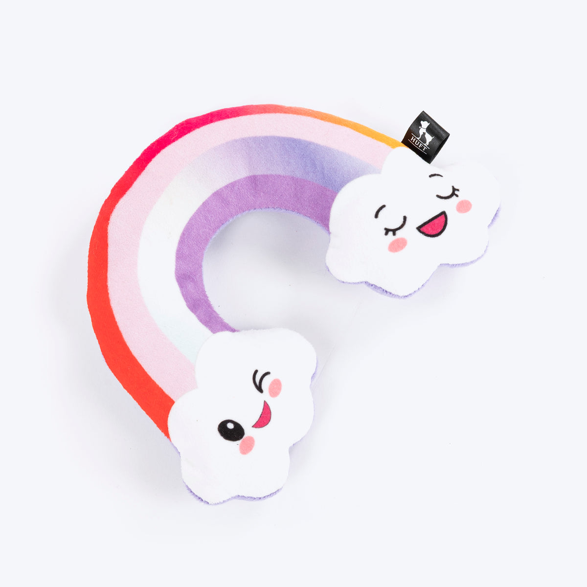 HUFT Pawfect Rainbow Plush Toy For Dog - Multicolor