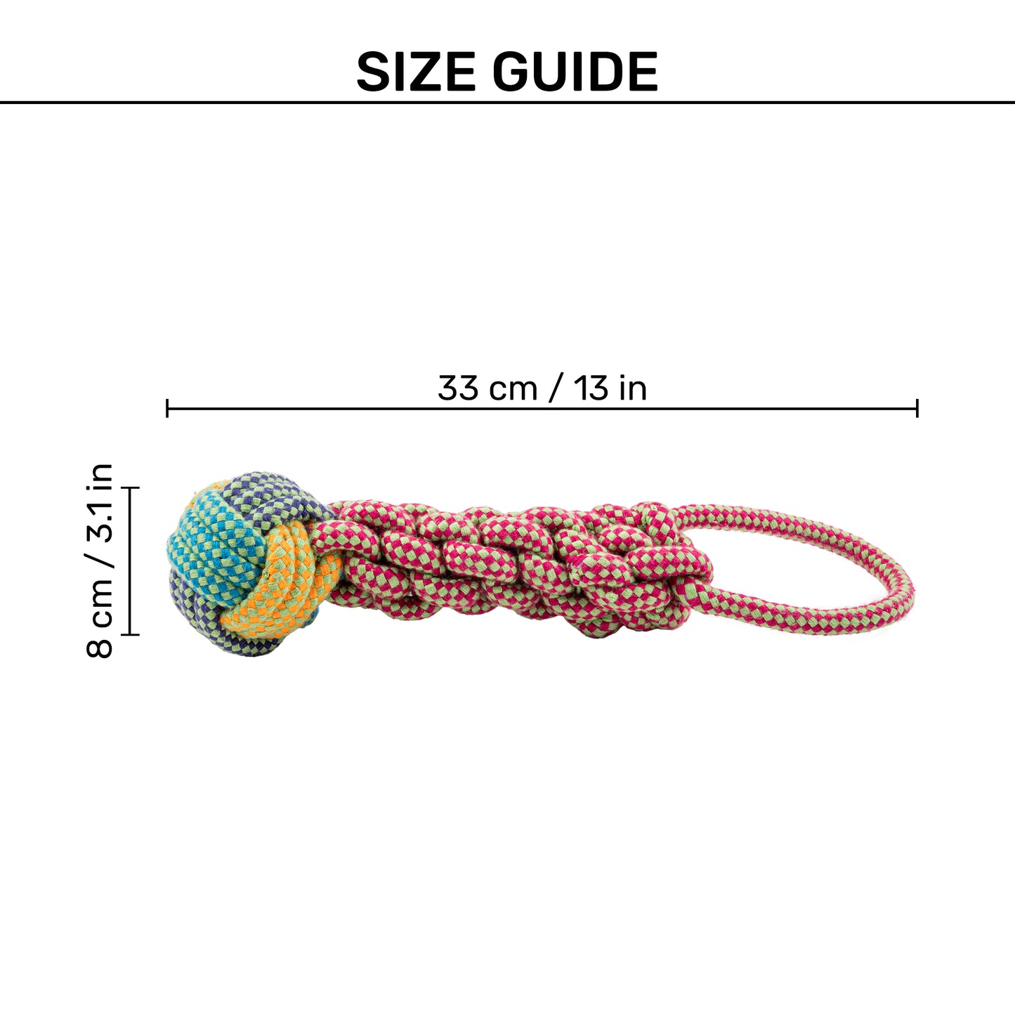 Dash Dog Knots of Fun Rope Toy For Dog - Yellow_07